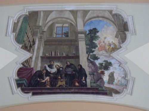 Freska na strop kostela