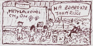 Rusov pij metylalkohol