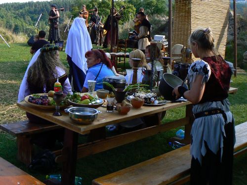 Krlovsk hostina na hrad