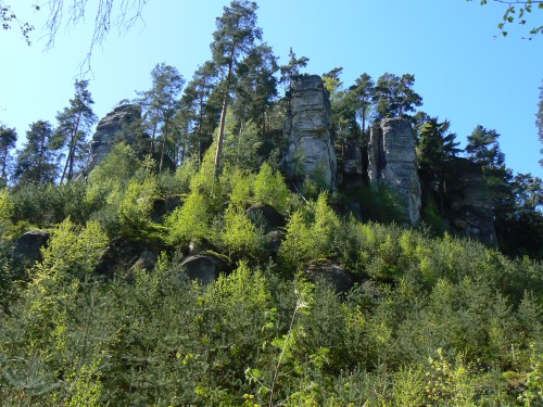 Skály v hruboskalském skalním městě