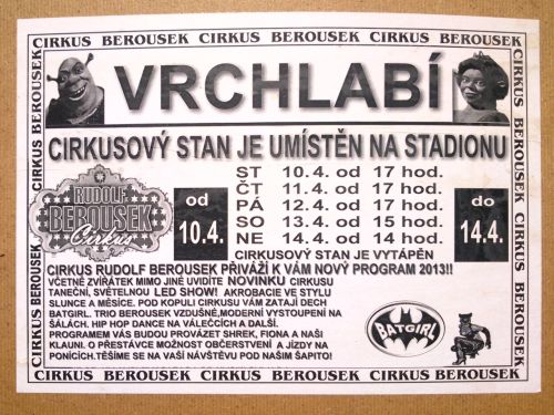 Cirkus Rudolfa Berouska zavtal do Vrchlab