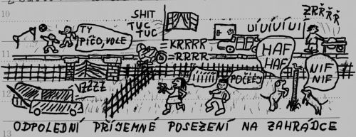 Pjemn odpoledn posezen na zahrdce