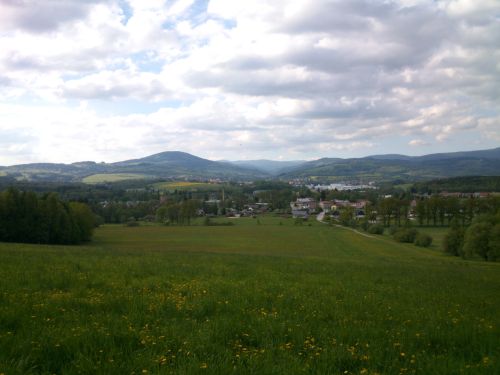 Vhled na Vrchlab a okol