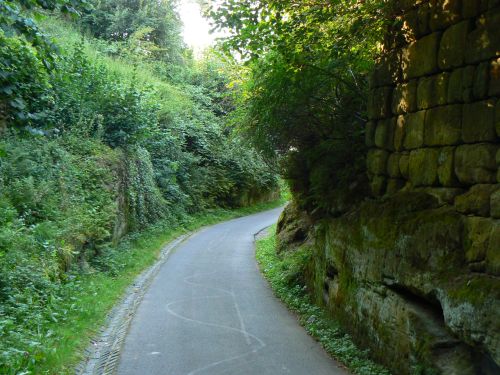 Cesta z konce 19. stolet ve vsi r na Kokonsku