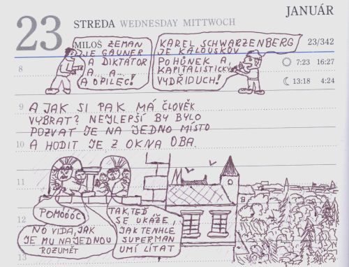 J neupednostuju ani pana Zemana, ani pana Schwarzenberga