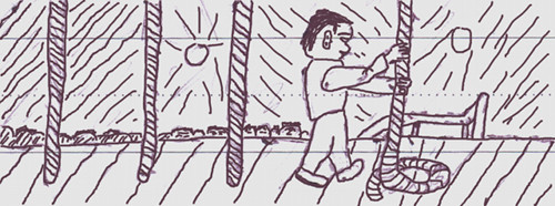 Jak se asi dv odsouzenci z popravho pdia...