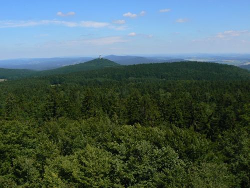 Vhled z Ebene na Velk Zvon a do ech