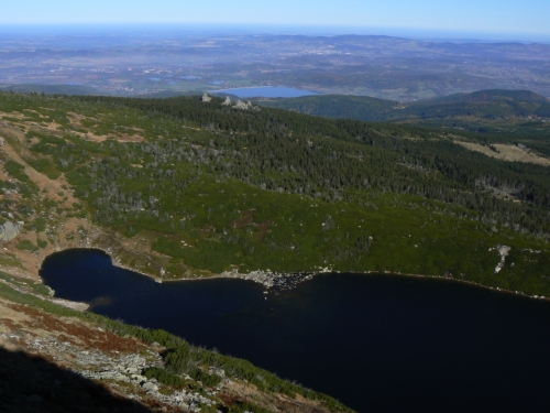 Jezero Wielki Staw, pehrada a rybnky v Polsku