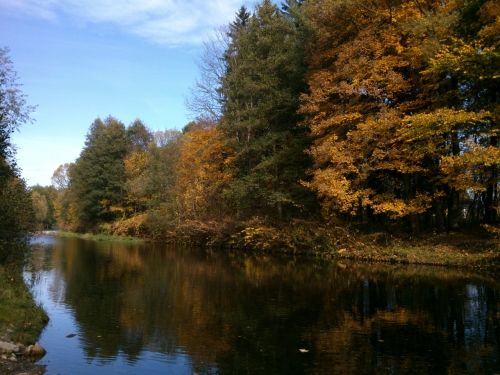 pohled proti proudu Labe