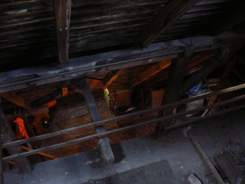 Pohled ze pice stechy k jej pat pes dv pdn patra