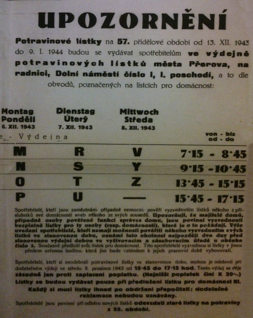 Vdej potravinovch lstk