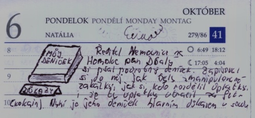 Denek jako hlavn dkaz u soudu