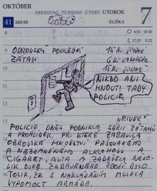 Obrovsk policejn ztah