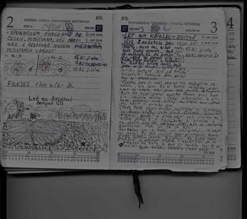 Povdka Let na kdlech bohyn Isis