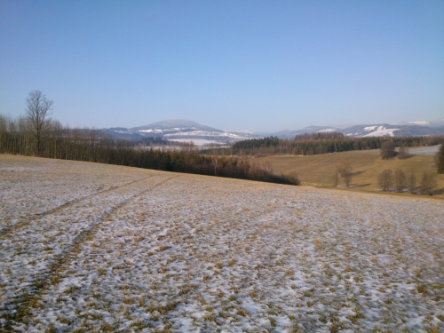 Na kopci v mrazivm dni