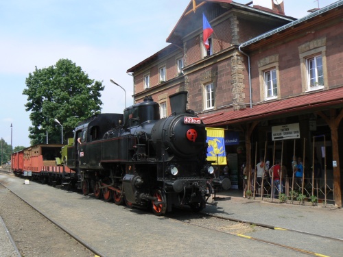 Parn mainka v ele Legiovlaku