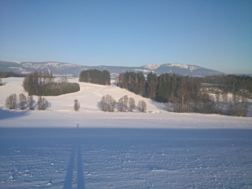 Vhled z Annina vrchu na ernou horu