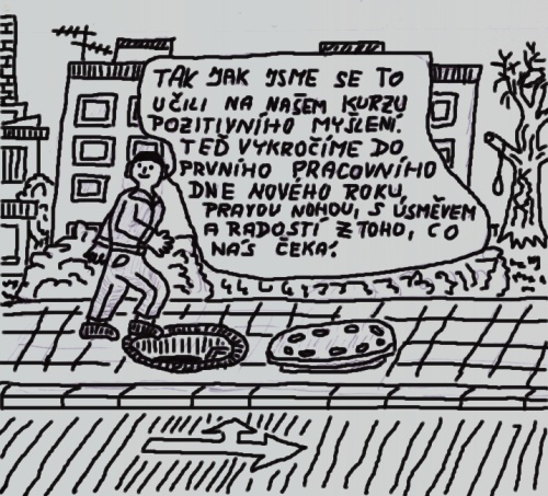 Optimistick vykroen...