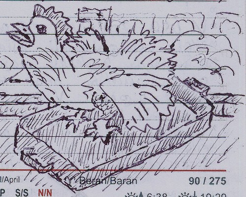 Soused = uhdan slepice