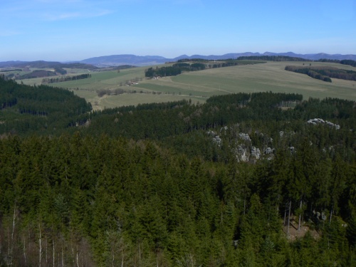 Vhled z Ostae na Javo hory