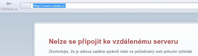 Strnka Vldy R je nedostupn