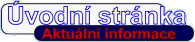 �vodn� str�nka - aktu�ln� informace