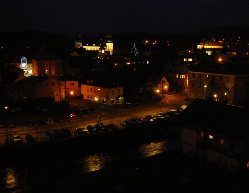 Pohled na vnon ozen Vrchlab