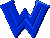 Modr psmenko W