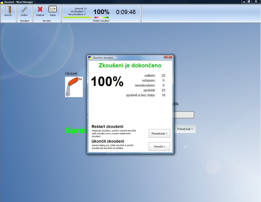 Vyhodnocení zkoušení