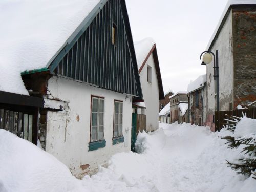 Průhled nejkrásnější částí Tkalcovské ulice