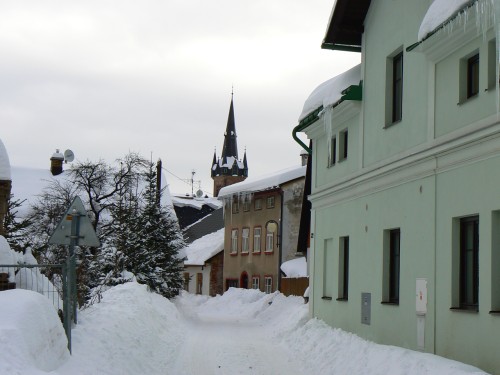 Pohled do ulice J. K. Tyla