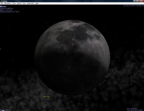 Zatmn v okamiku vchodu Msce