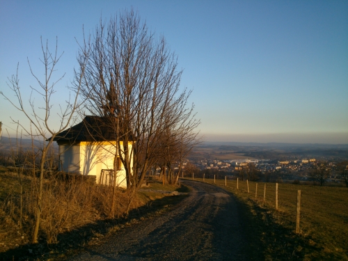 Pohled na Vrchlab - tam, kde Bl ztrc sv jmno