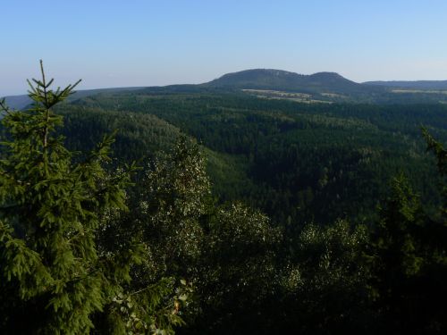 Vhled z Boanovskho piku na Velkou a Malou Hejovinu