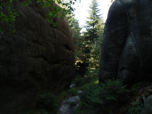 Mezi skalami Boanovskho piku