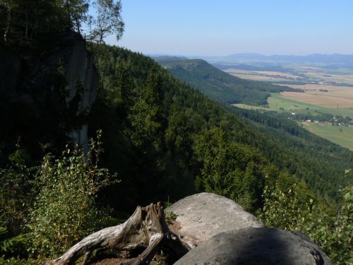 Vhled z Koruny k zpadu