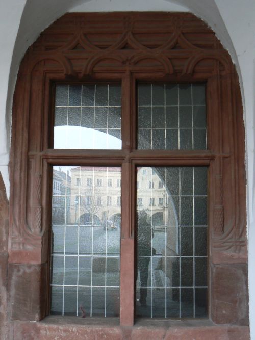 Gotické radniční okno