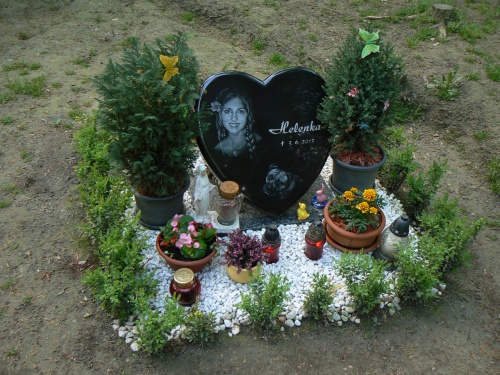 Pomnek, kde pila o ivot Helenka