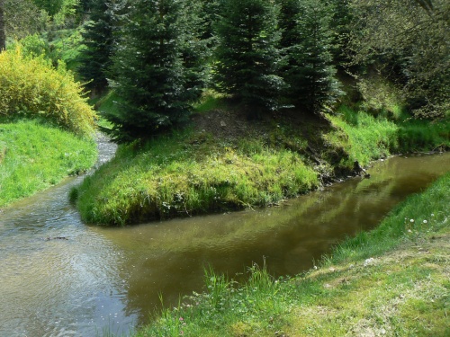 Soutok Dobejovickho potoka a Botie