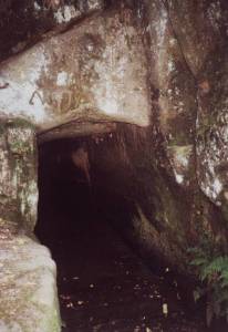 Vchod do komory s jezem