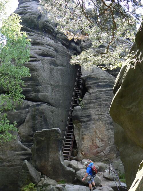 Schody na hrad Stmen