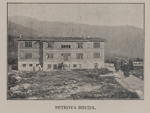 Petrova bouda z prvodce z roku 1921
